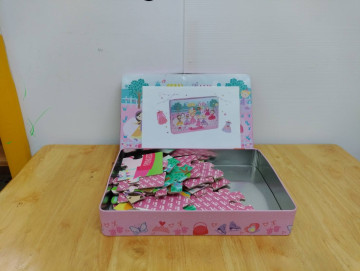 07粉紅派對拼圖的照片